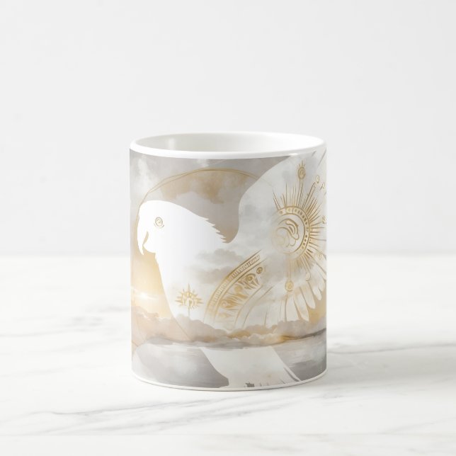 Caneca De Café Dreamwoven Guardian Parrot Mug (Centro)