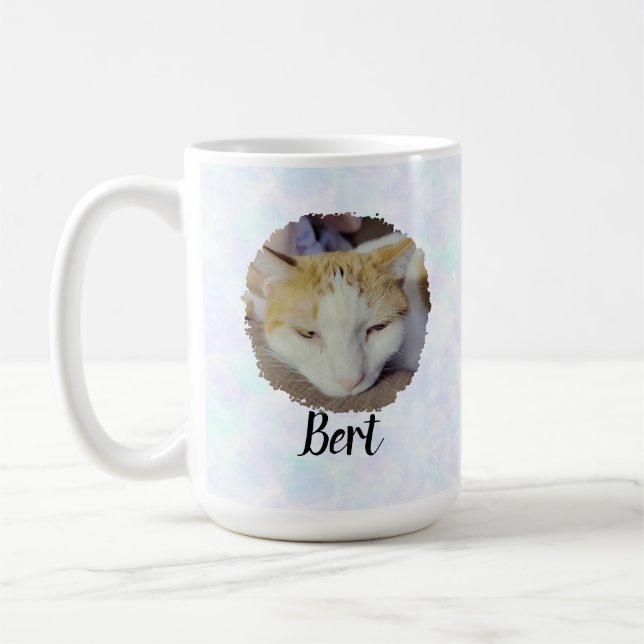 Caneca De Café Dreamy Blue Photo (Esquerda)