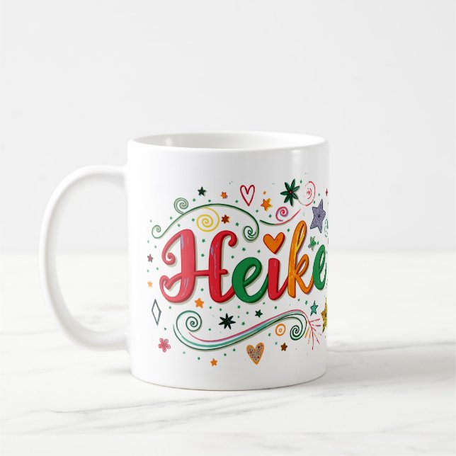 Caneca De Café Dreamy Doodles Heike 1 (Esquerda)