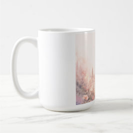 Caneca De Café Dreamy Floral Girl Aesthetic Coffee Mug – Cute 