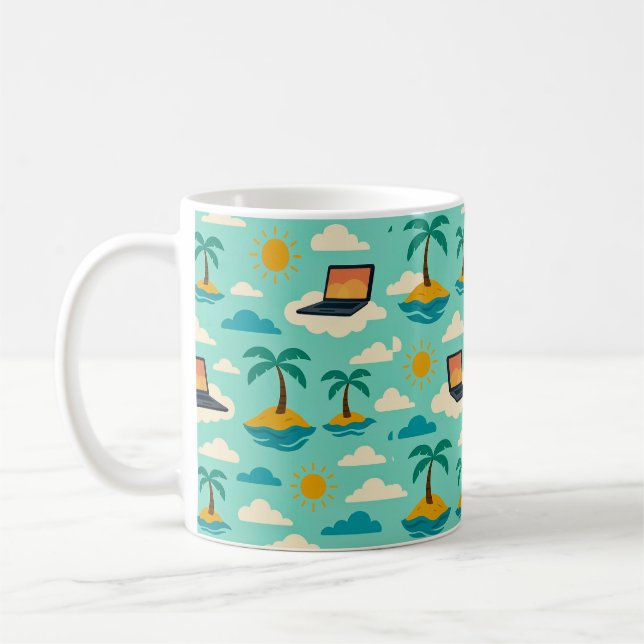 Caneca De Café Dreamy Island escape  (Esquerda)