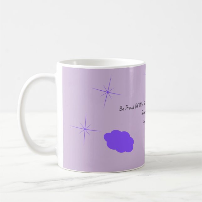 Caneca De Café Dreamy Morning Mug ☁️"Sip Softly, Dream Loudly (Esquerda)