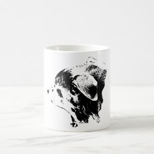 Caneca De Café Dreamy Pause em Monocromo