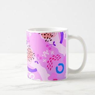 Caneca De Café Dreamy Purple Abstrato Mug