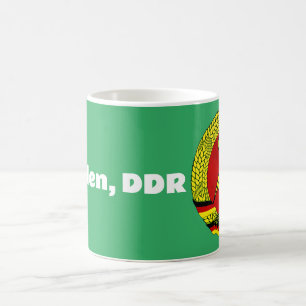Caneca De Café Dresden, DDR, Dresden, Alemanha - Ossi da Alemanha