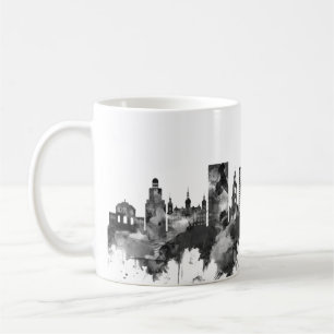Caneca De Café Dresden Germany Skyline BW