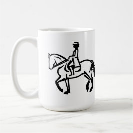 Caneca De Café Dressage horse trotting