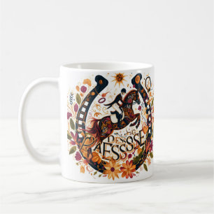 Caneca De Café Dressage Riding Rider Horse Mug