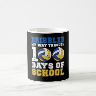 Caneca De Café Driblei Meu Caminho Através de 100 Dias de Volei E