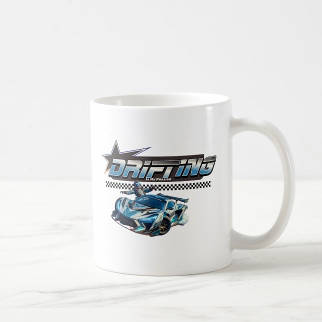 Caneca De Café "Drifting é minha paixão" (Direita)