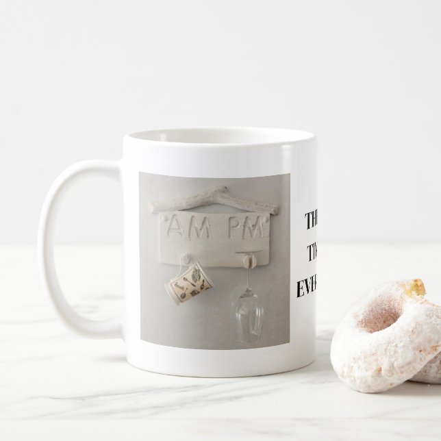CANECA DE CAFÉ DRIFTWOOD THEMED COFFEE MUG (Com Donut)