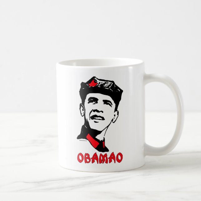 Caneca De Café Drinkware de ObaMao (Direita)