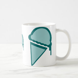 Caneca De Café dripz de retro do sorvete
