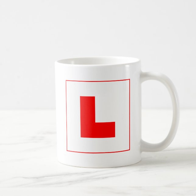 Caneca De Café Driver De Aprendiz L-Plate / Bachelorette Hen Nigh (Direita)