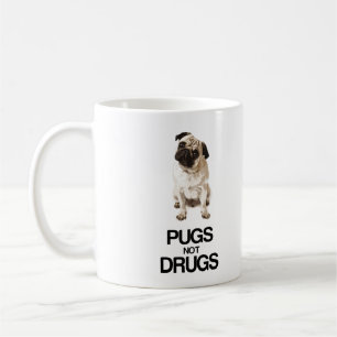 Caneca De Café Drogas dos Pugs não