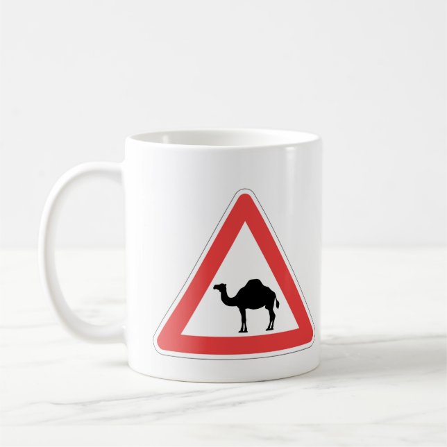 Caneca De Café Dromedário Camelo Cruzador (Esquerda)