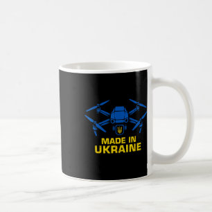 Caneca De Café Drone Ucrânia Patriótico Apaixonados Por Fpv Ucran