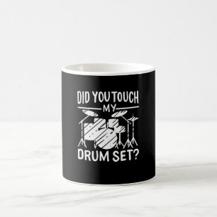 Caneca De Café Drummer - Meu Conjunto de Tambores