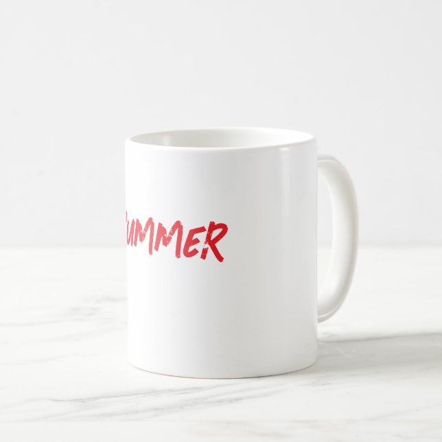 Caneca De Café Drummer Mug (Frente Esquerda)