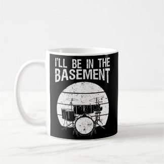 Caneca De Café Drummer Para Drum Set Drumming