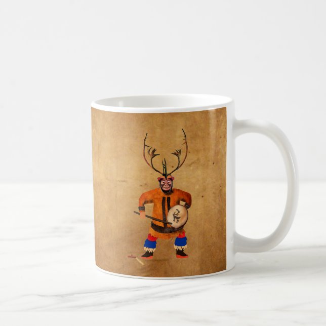 Caneca De Café Drumming Shaman (Direita)