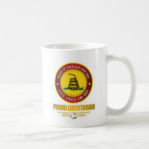 Caneca De Café DTOM - Libertário orgulhoso