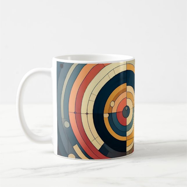 Caneca De Café Duality Bauhaus Style Mug (Esquerda)