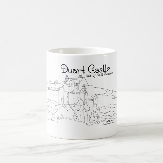 Caneca De Café Duart Castle Isle of Mull Scotland (Centro)