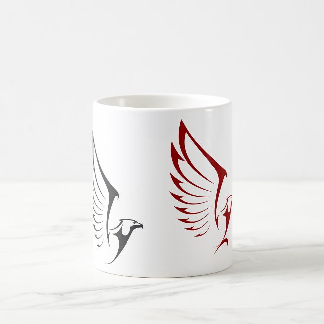 Caneca De Café Duas Águia (Criador carregado)