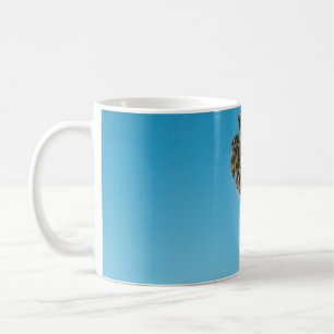 Caneca De Café Duas árvores verdes de coco