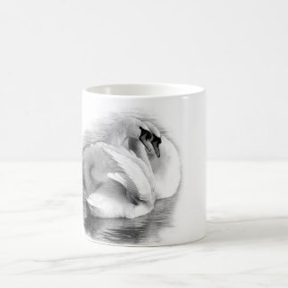 Caneca De Café Duas cisnes