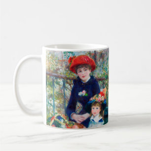 Caneca De Café Duas Irmãs (No Terrace) Pierre Auguste Renoir