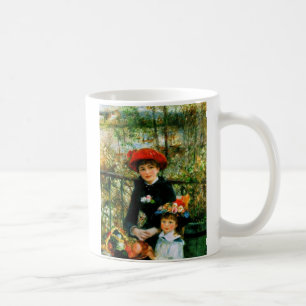Caneca De Café Duas irmãs no terraço por Renoir