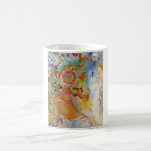Caneca De Café Duas jovens entre as flores, Redon