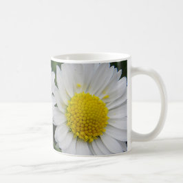 Caneca De Café Duas margaridas brancas bonitas