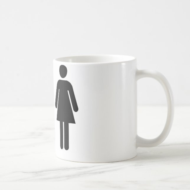 Caneca De Café Duas meninas um copo (Direita)