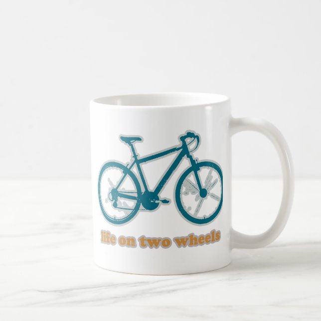 Caneca De Café duas rodas. bicicleta (Direita)