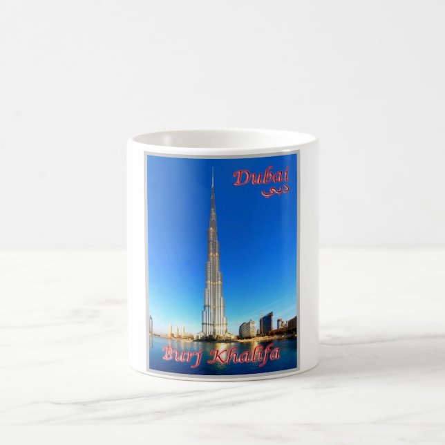 Caneca De Café Dubai - Burj Khalifa - (Centro)