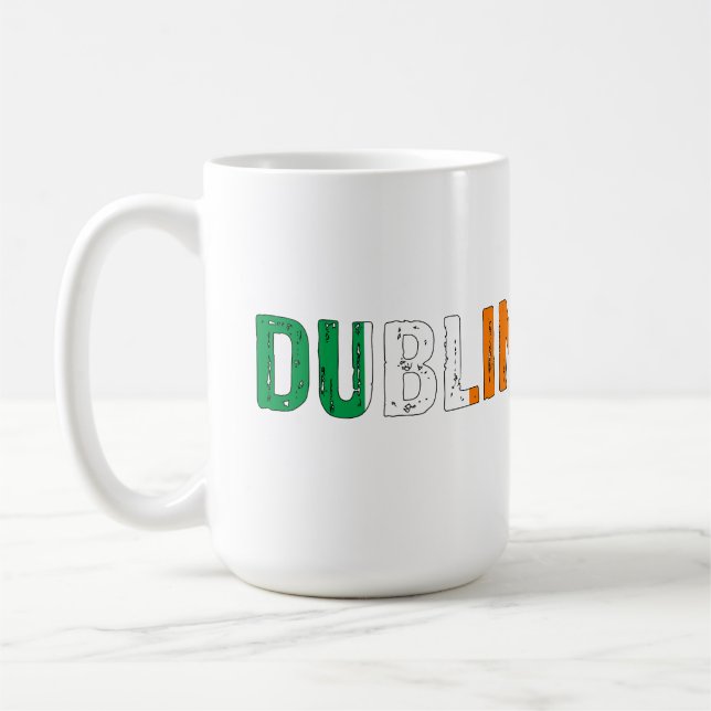 Caneca De Café Dublin Irlanda (Esquerda)