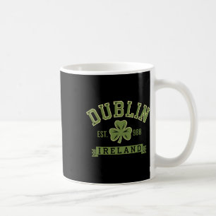 Caneca De Café Dublin Irlanda Folha de Trevo Shamrock Celta Est 9