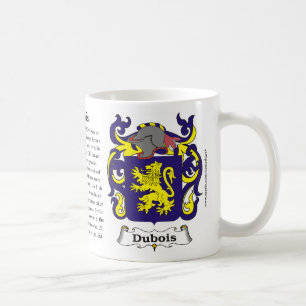 Caneca De Café Dubois, a origem, o significado e a crista em a