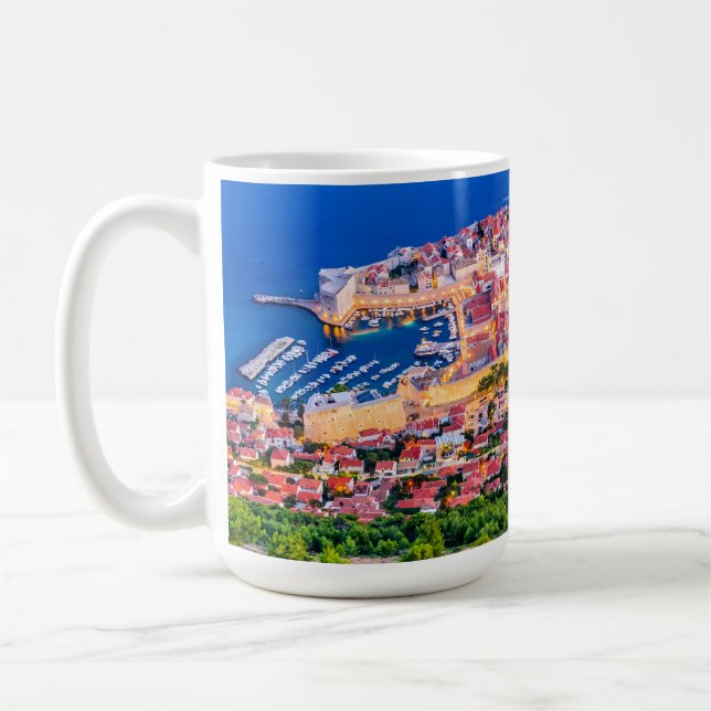 Caneca De Café Dubrovnik Croácia (Esquerda)