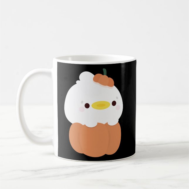Caneca De Café Duck Halloween (Esquerda)