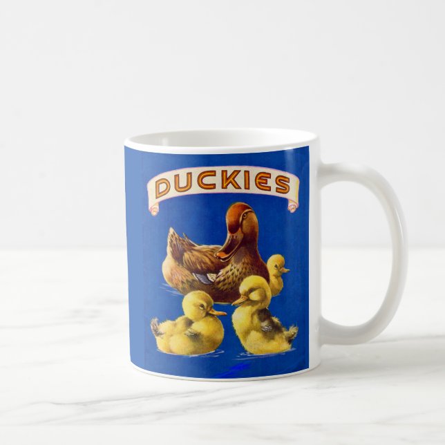Caneca De Café Duckies dos anos 30 (Direita)