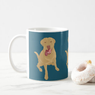 Caneca De Café Dudley Labrador Coffee Mug