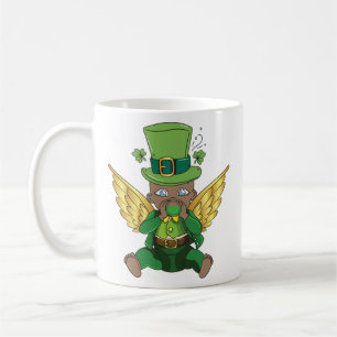 Caneca De Café Duende Bebê com Asas – Criatura Fantástica Fofa