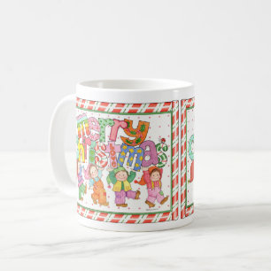 Caneca De Café Duendes do Feliz Natal