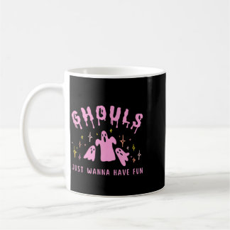Caneca De Café Duendes querem se divertir fantasma fofo de Hallow