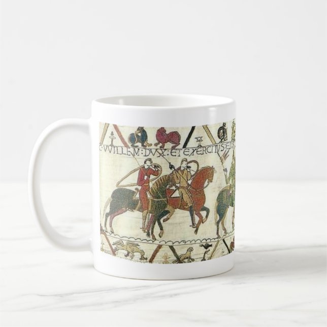 Caneca De Café Duke William e o seu exército em Mont-Santo-Michel (Esquerda)