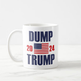 Caneca De Café Dump Trump 2024